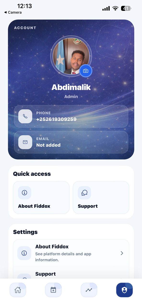 Manage your account